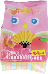 東ハト　キャラメルコーン　もも味（ひなまつり）